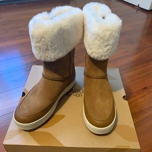 Koolbura by UGG tynlee waterproof  lined boots in chestnut
